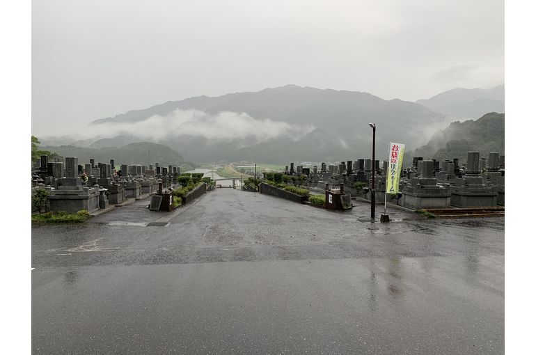 木上墓苑からの景色