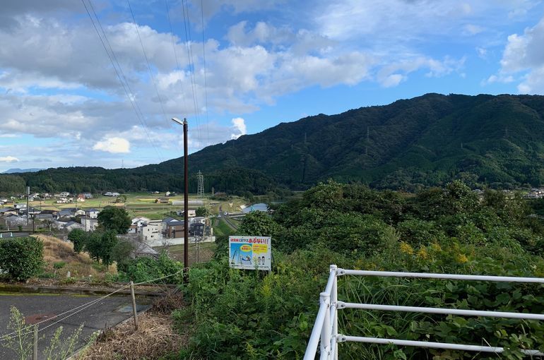 木上墓苑からの景色