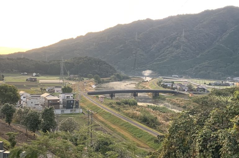 木上墓苑からの景色
