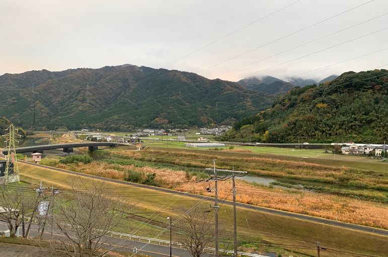 木上墓苑からの景色