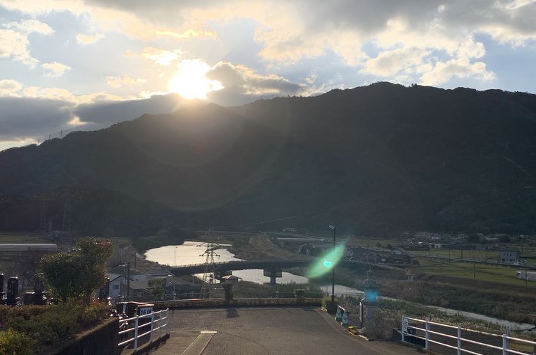 木上墓苑からの景色