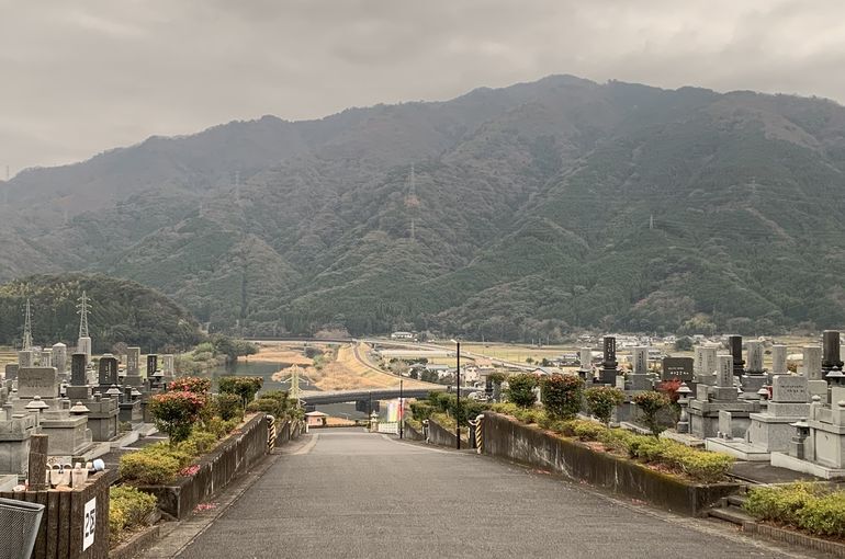 木上墓苑からの景色