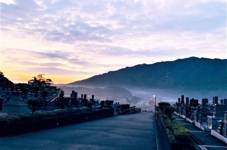 木上墓苑からの景色