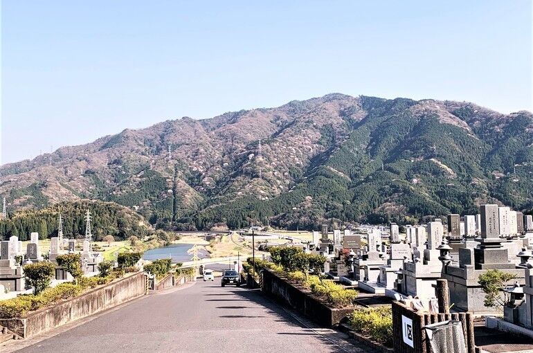 木上墓苑からの景色
