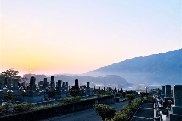 木上墓苑からの景色