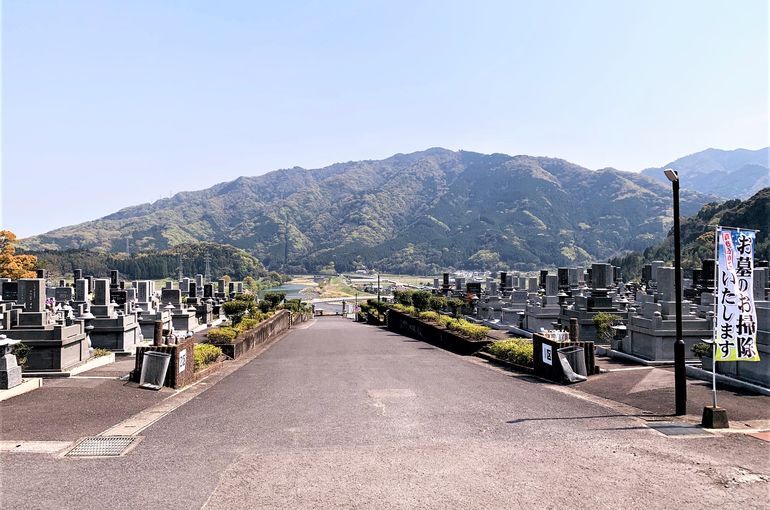 木上墓苑からの景色