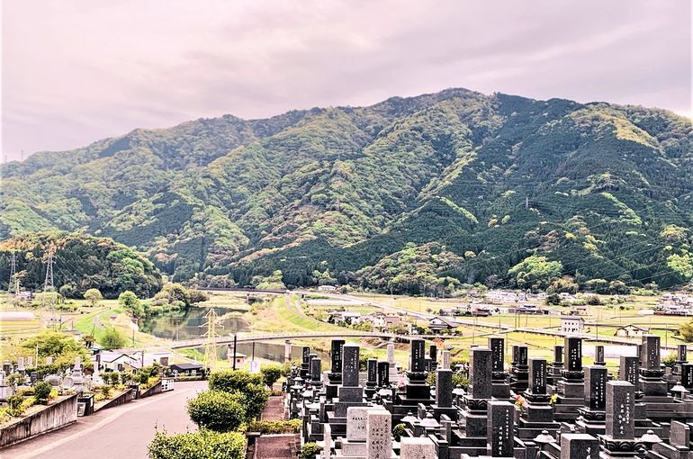 木上墓苑からの景色