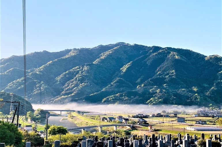 木上墓苑からの景色