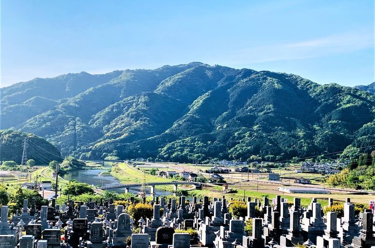 木上墓苑からの景色