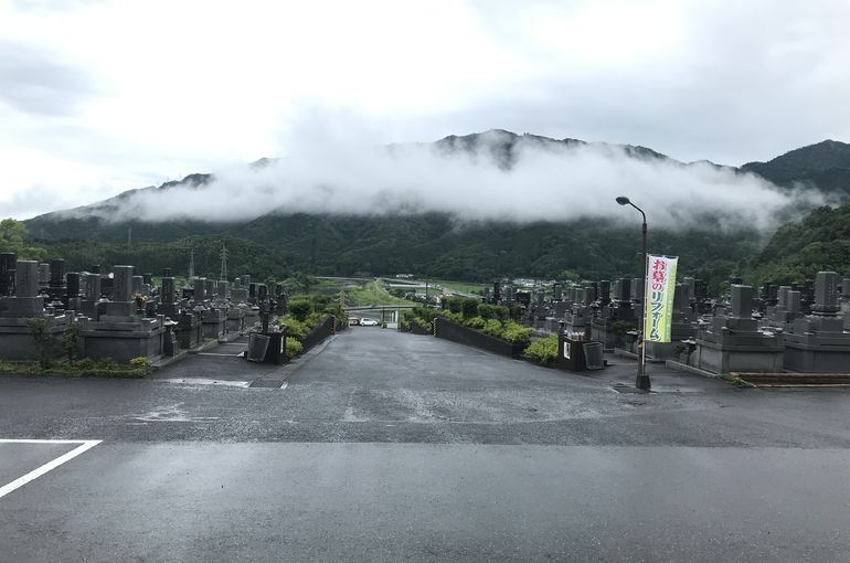 木上墓苑からの景色