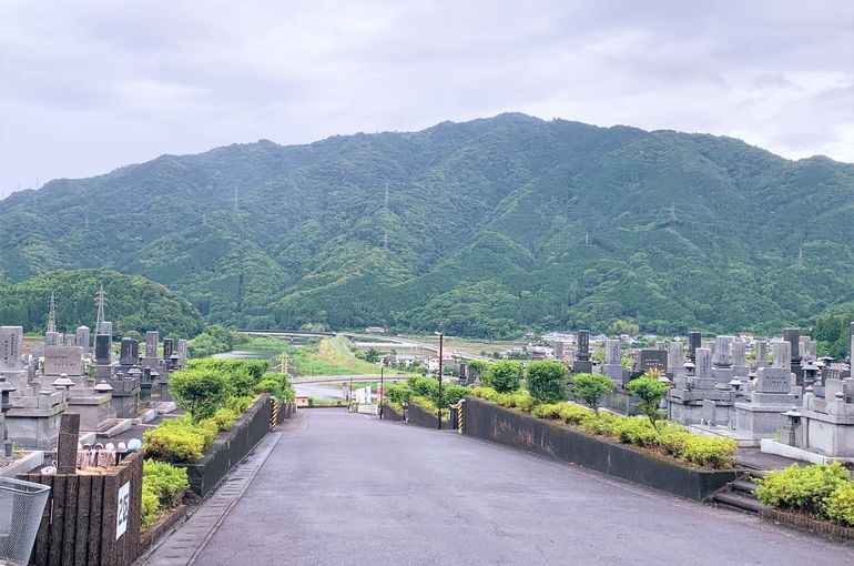 木上墓苑からの景色