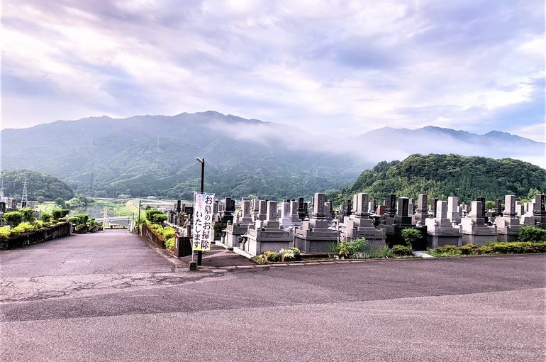 木上墓苑からの景色
