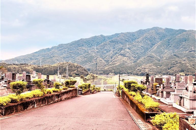 木上墓苑からの景色