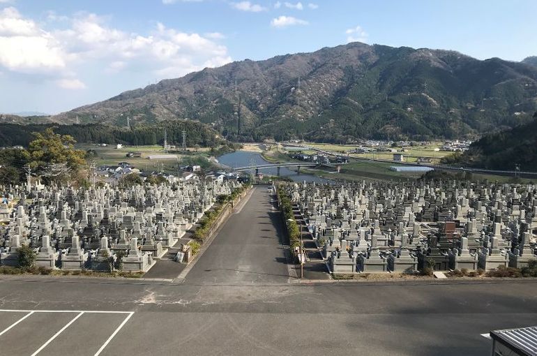 木上墓苑からの景色