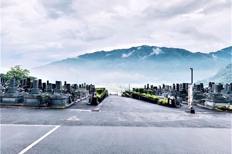 木上墓苑からの景色