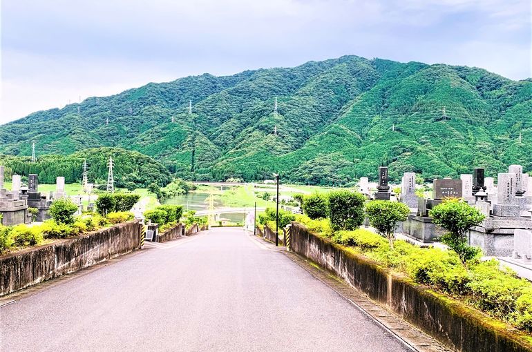 木上墓苑からの景色