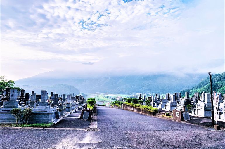 木上墓苑からの景色