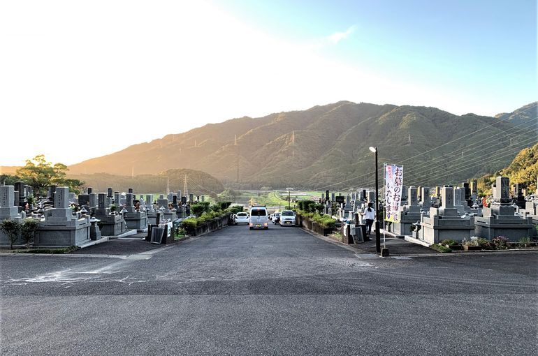 木上墓苑からの景色