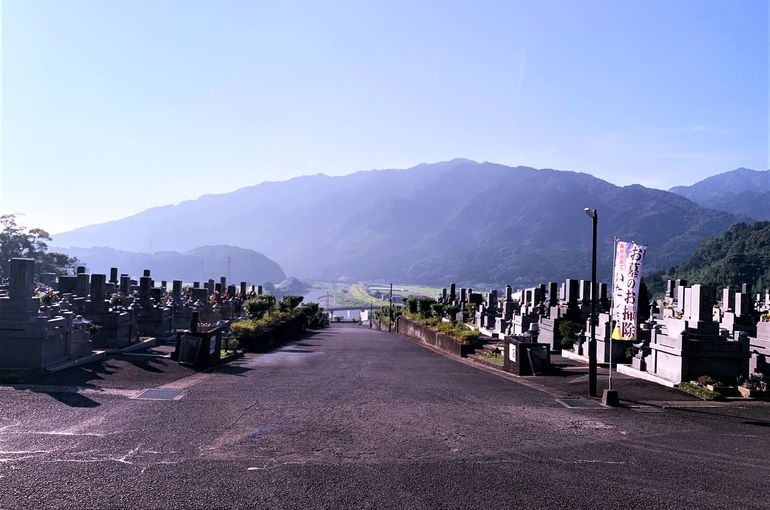 木上墓苑からの景色