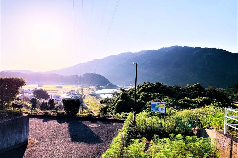 木上墓苑からの景色