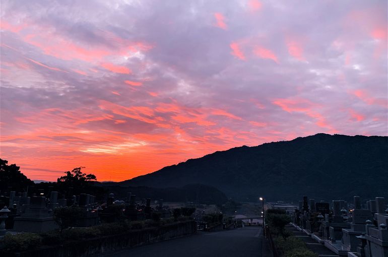 木上墓苑からの景色