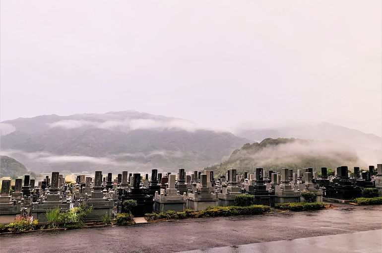木上墓苑からの景色