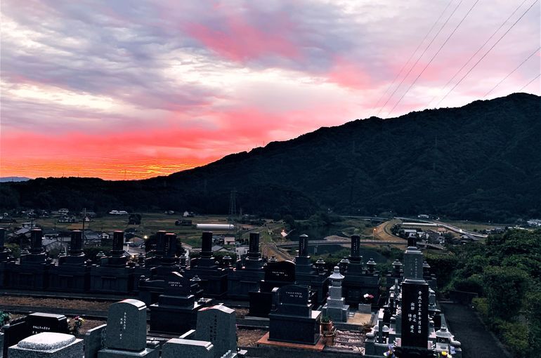 木上墓苑からの景色