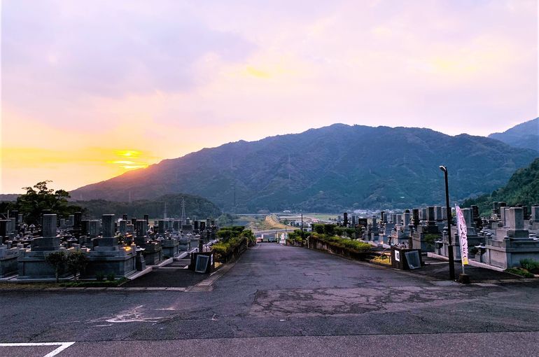 木上墓苑からの景色