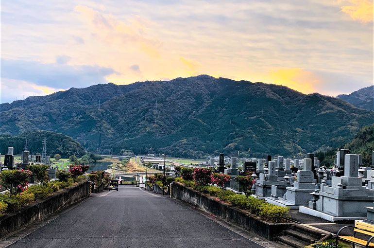 木上墓苑からの景色