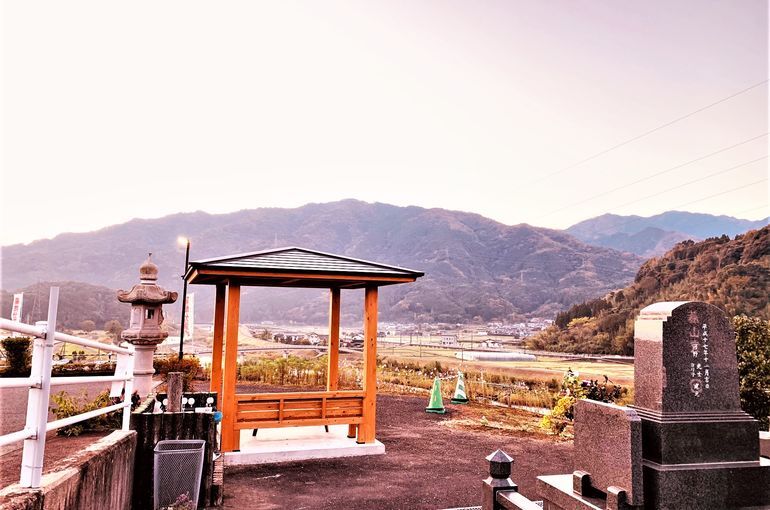 木上墓苑からの景色
