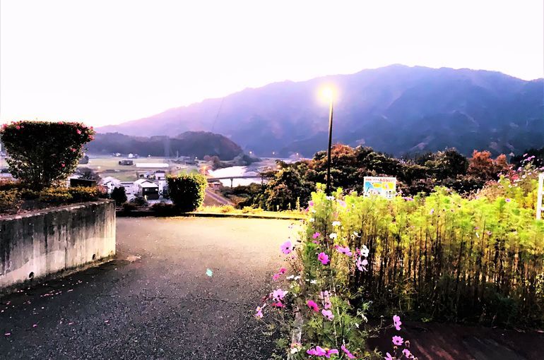 木上墓苑からの景色