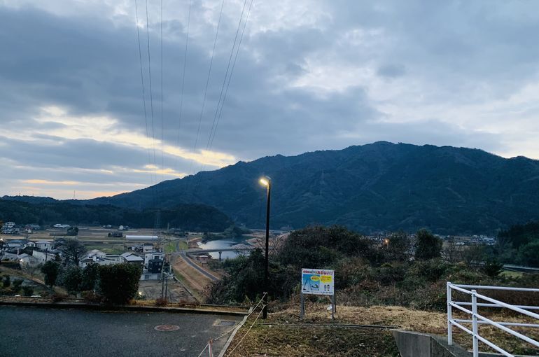 木上墓苑からの景色