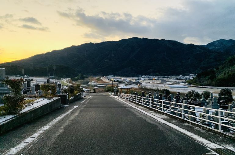 木上墓苑からの景色