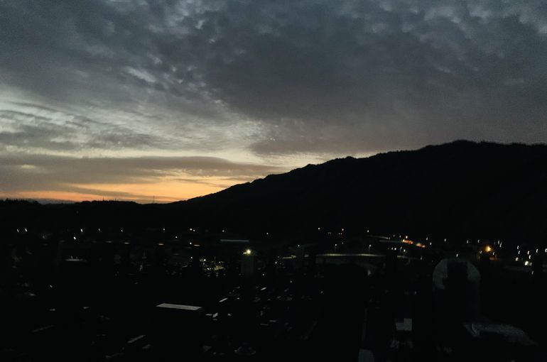 木上墓苑からの景色