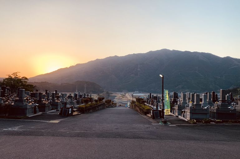 木上墓苑からの景色