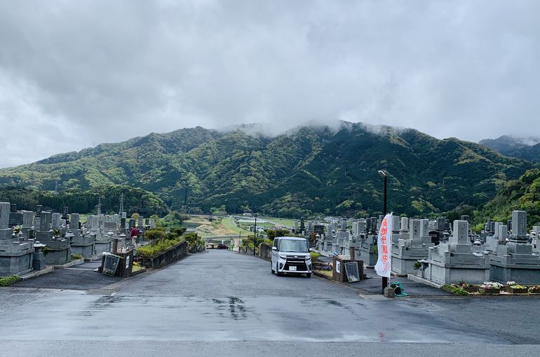 木上墓苑からの景色