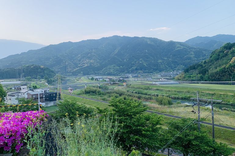 木上墓苑からの景色