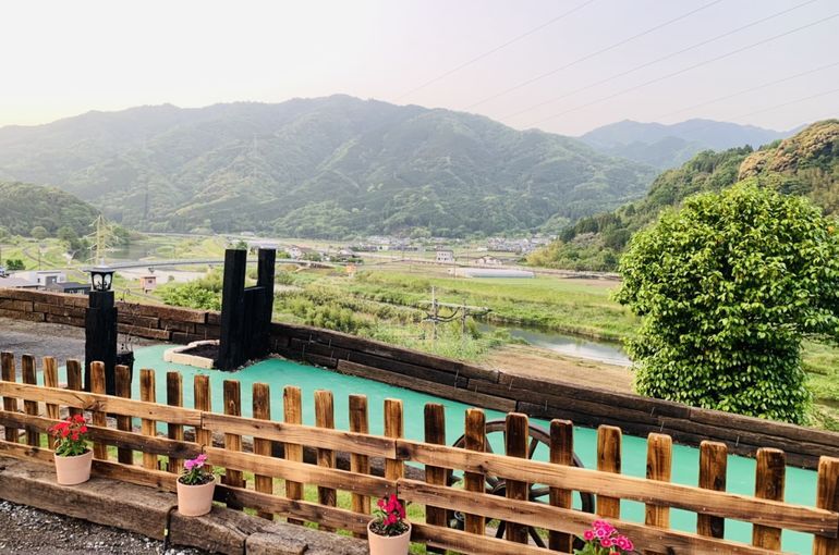 木上墓苑からの景色