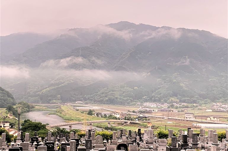 木上墓苑からの景色