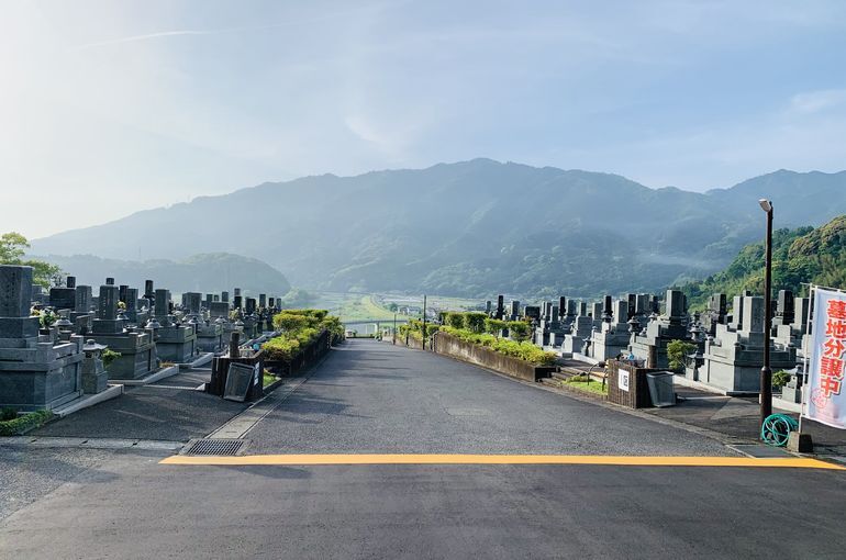 木上墓苑からの景色