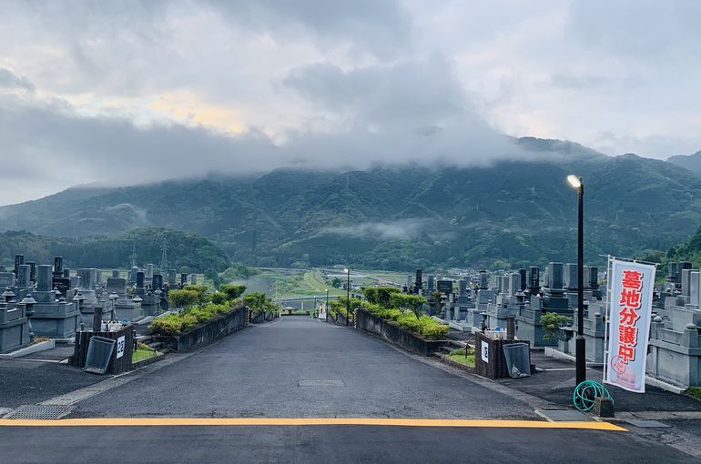 木上墓苑からの景色