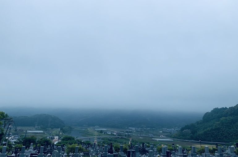 木上墓苑からの景色
