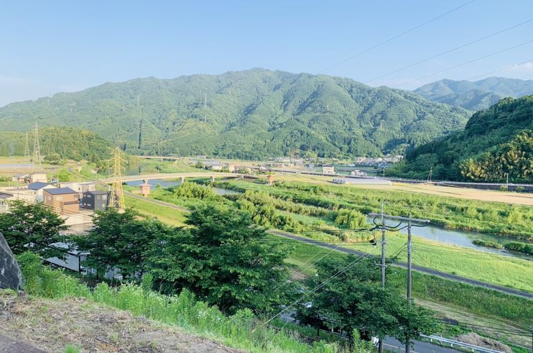 木上墓苑からの景色