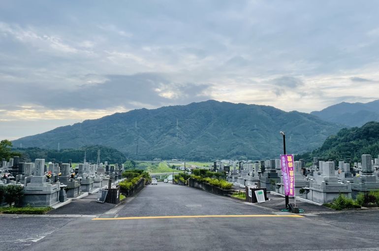 木上墓苑からの景色