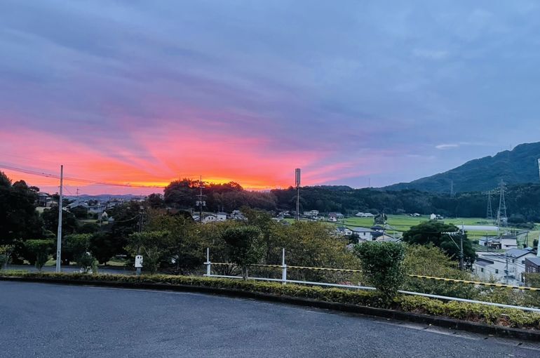 木上墓苑からの景色