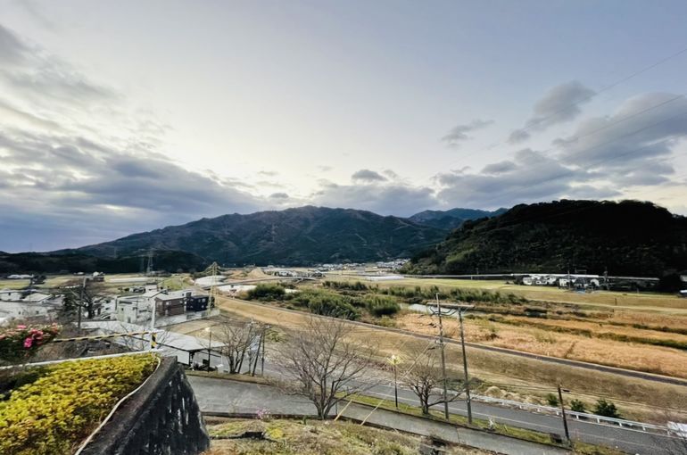 墓苑からの景色