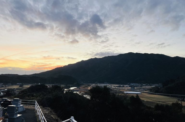 墓苑からの景色