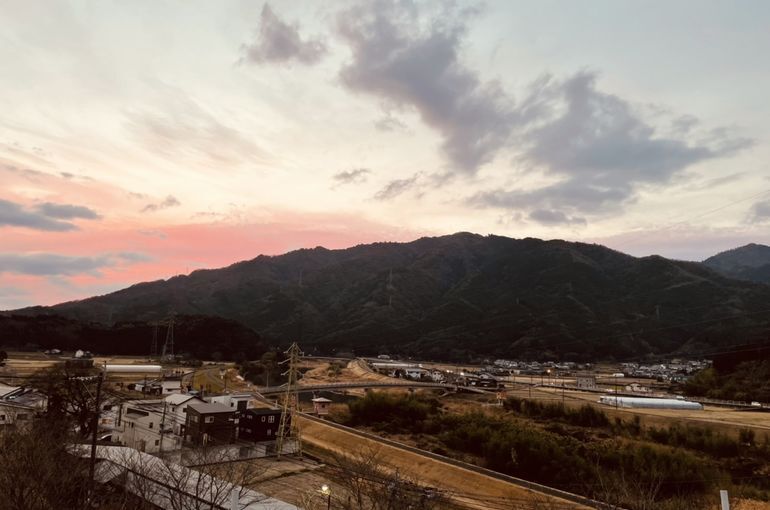 墓苑からの景色