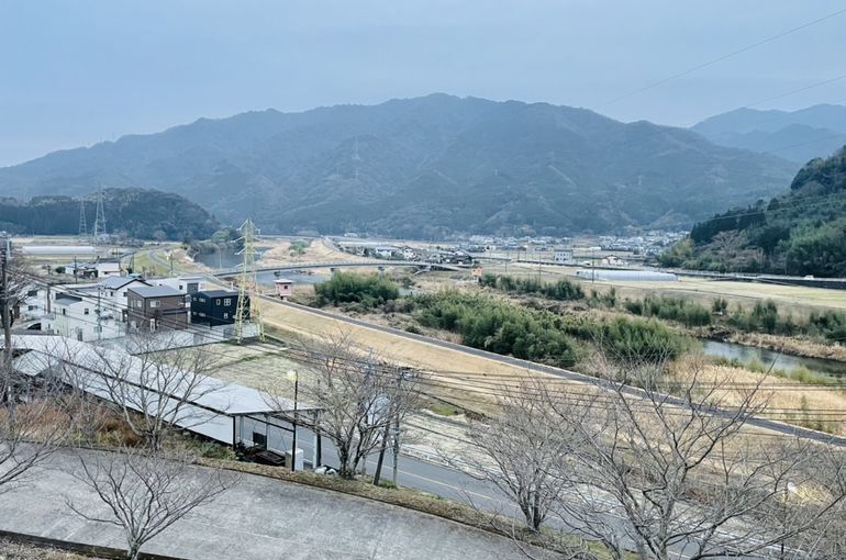 墓苑からの景色