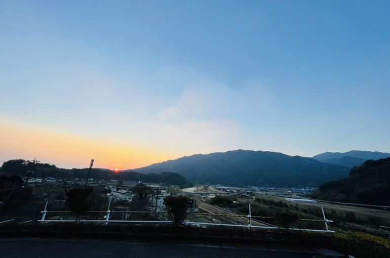 墓苑からの景色